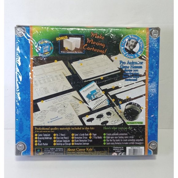 Vintage Professional Cartoonist With Animation Studio New Career Kids SEALED - Picture 2 of 9